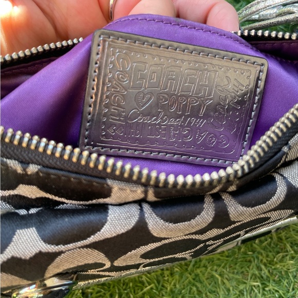 Coach Poppy Signature Pleated Crossbody Bag | Vintage Y2K - Picture 13 of 13